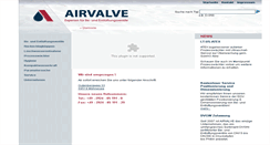 Desktop Screenshot of airvalve.de